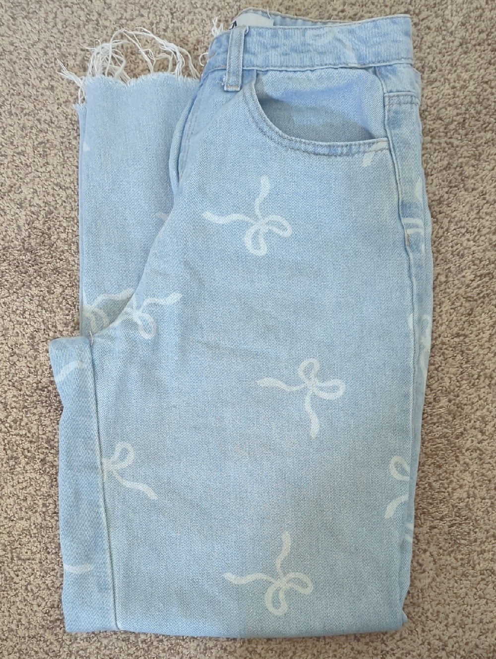 Women's Flying Angel Bow Jeans